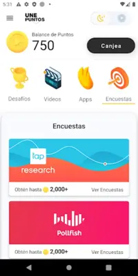 Unepuntos Unefon android App screenshot 2